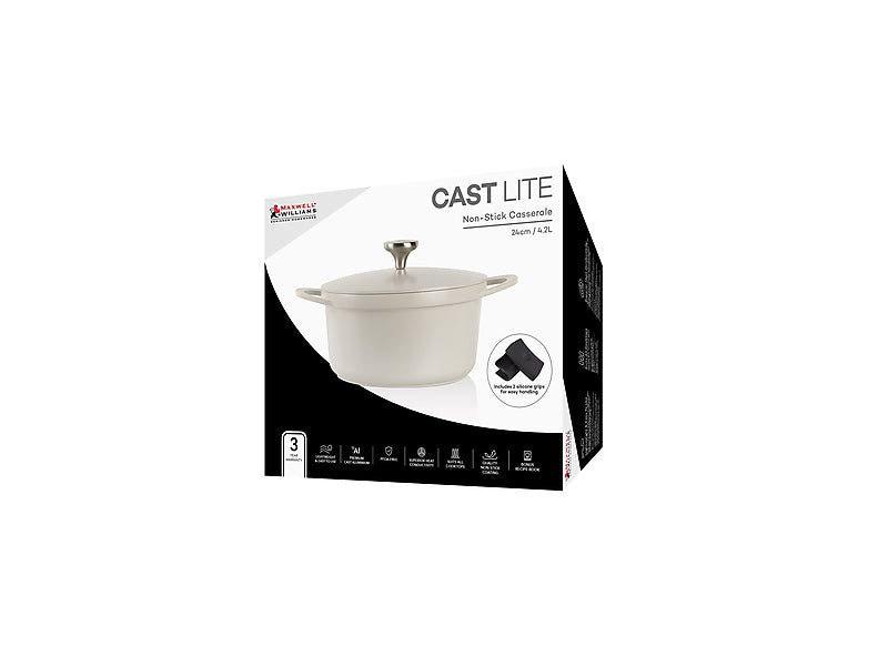 Cast Lite Non-Stick Casserole / 4.2L Gift Boxed