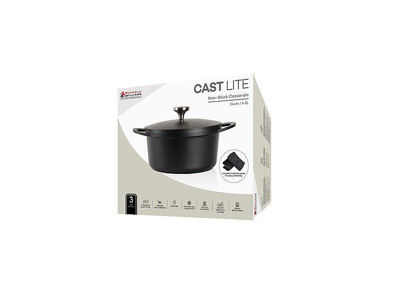 Cast Lite Non-Stick Casserole / 4.2L Gift Boxed