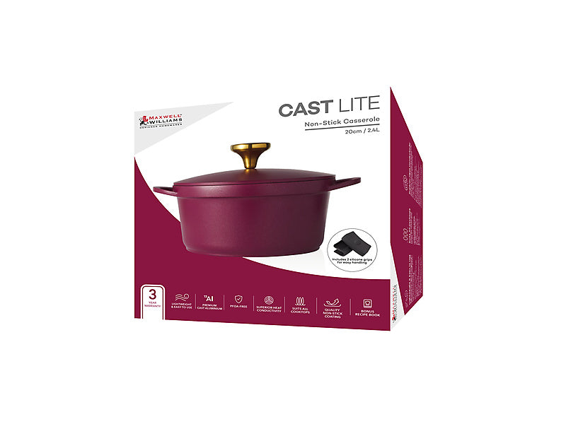 Cast Lite Non-Stick Casserole / 2.4L Gift Boxed