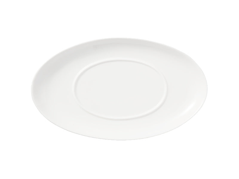 White Basics Gravy Boat & Saucer 550ML Gift Boxed