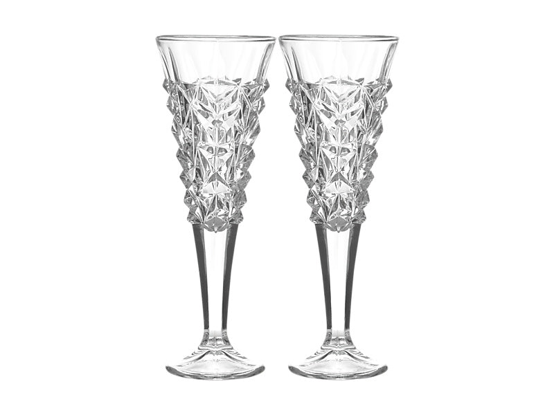 Cocktail & Co Mixologist Champagne Flute Set of 2 Karat Gift Boxed