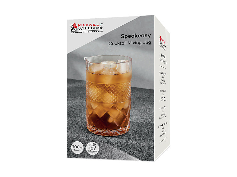 Speakeasy Glass Cocktail Mixing Jug Gift Boxed