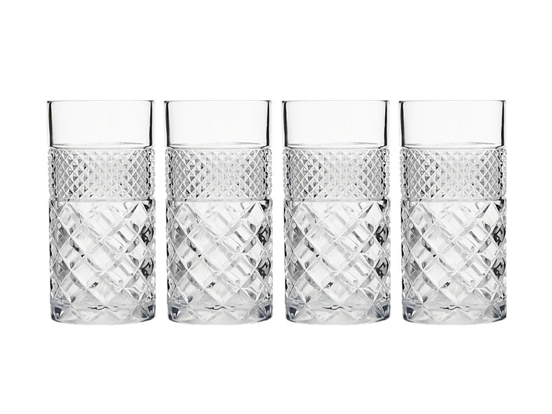 Speakeasy Highball Glass Set of 4 Gift Boxed