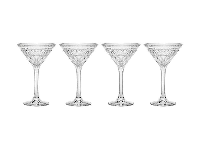 Speakeasy Martini Glass Set of 4 Gift Boxed