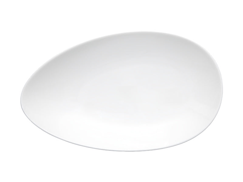 White Basics Oval Platter Gift Boxed