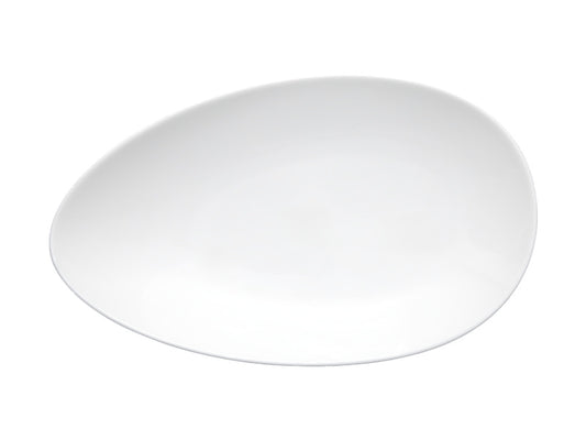 White Basics Oval Platter Gift Boxed