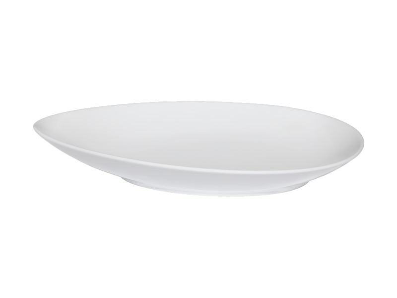 White Basics Oval Platter Gift Boxed