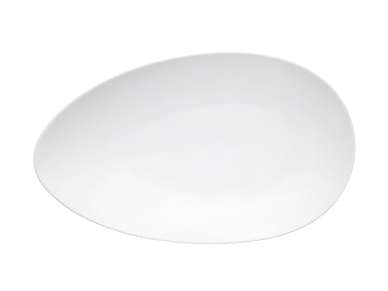 White Basics Oval Platter Gift Boxed