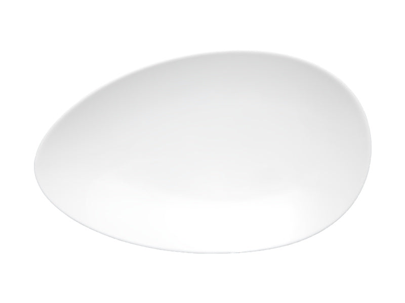 White Basics Oval Platter Gift Boxed