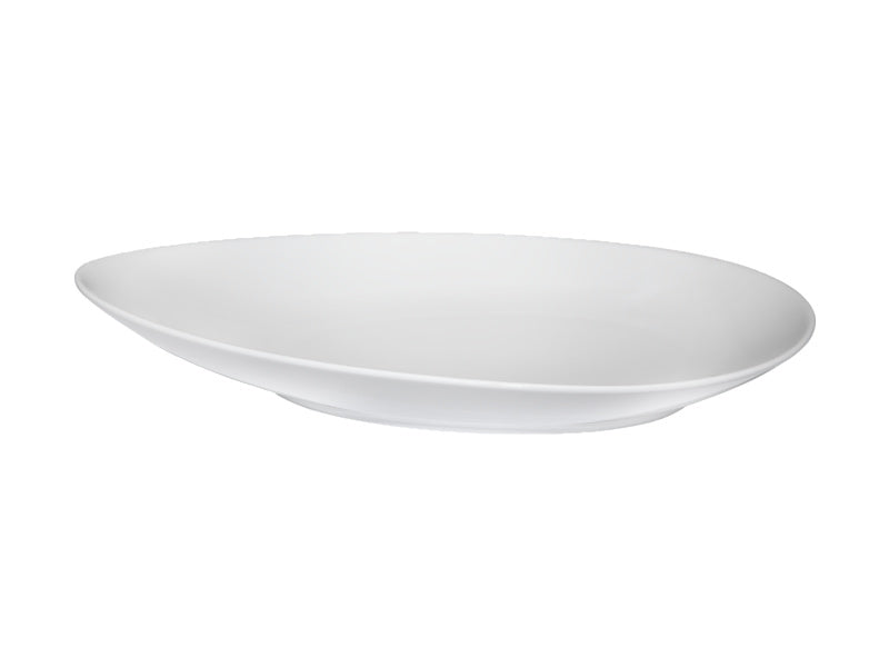 White Basics Oval Platter Gift Boxed