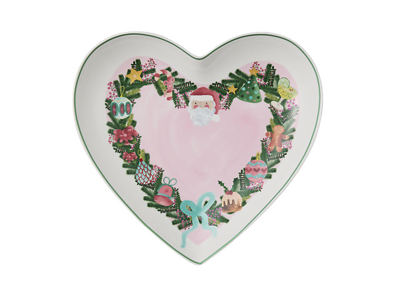 Tis The Season Heart Dish Gift Boxed