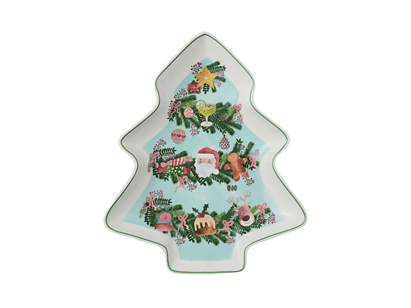 Tis The Season Tree Dish Gift Boxed