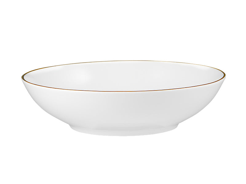 White Gold Coupe Bowl Shallow