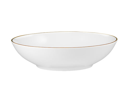 White Gold Coupe Bowl Shallow