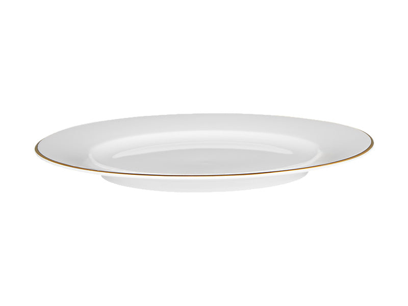 White Gold Rim Side Plate