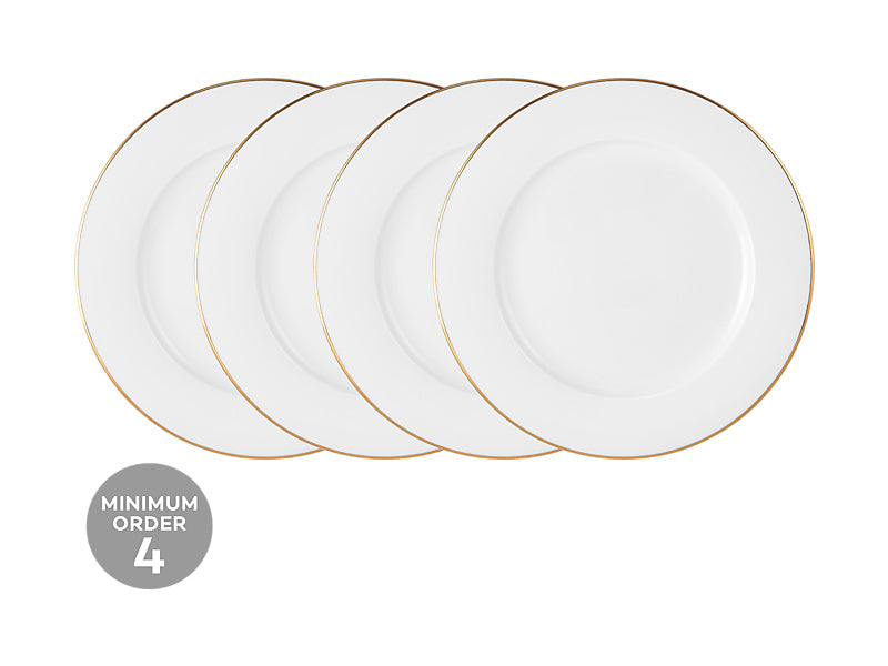 White Gold Rim Side Plate