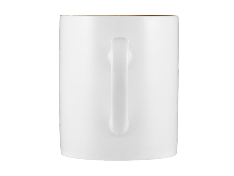 White Gold Mug Cylindrical
