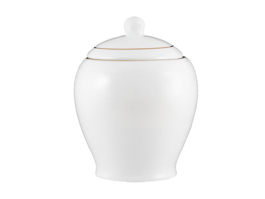 White Gold Sugar Bowl