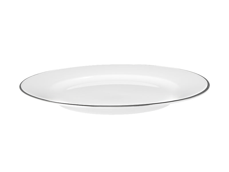 White Platinum Rim Side Plate
