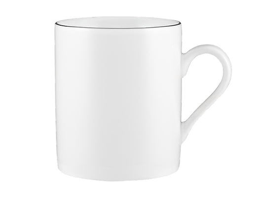White Platinum Mug Cylindrical