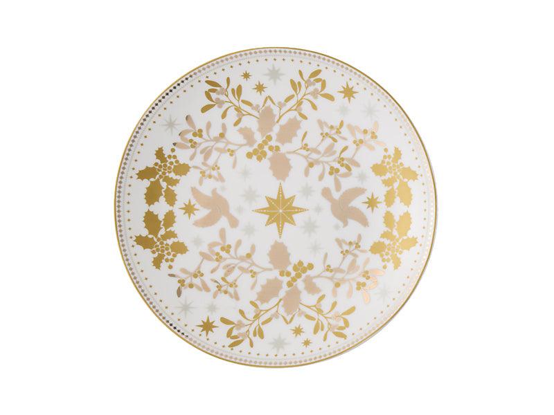 White Christmas Coupe Dinner Set 12pc Gift Boxed