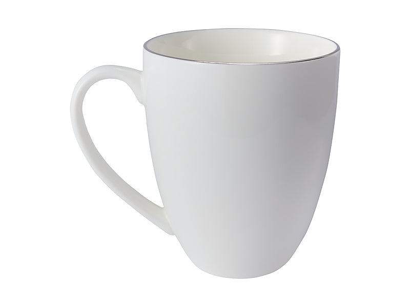White Platinum Coupe Mug
