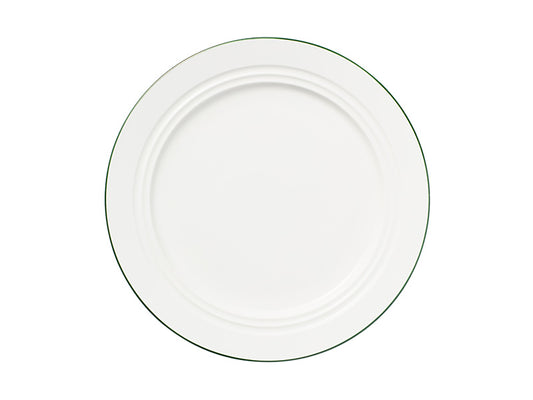 White Basics Edge Rim Entree Plate