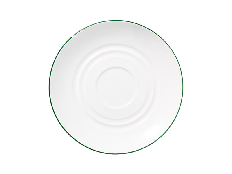 White Basics Edge Coupe Demi Cup & Saucer