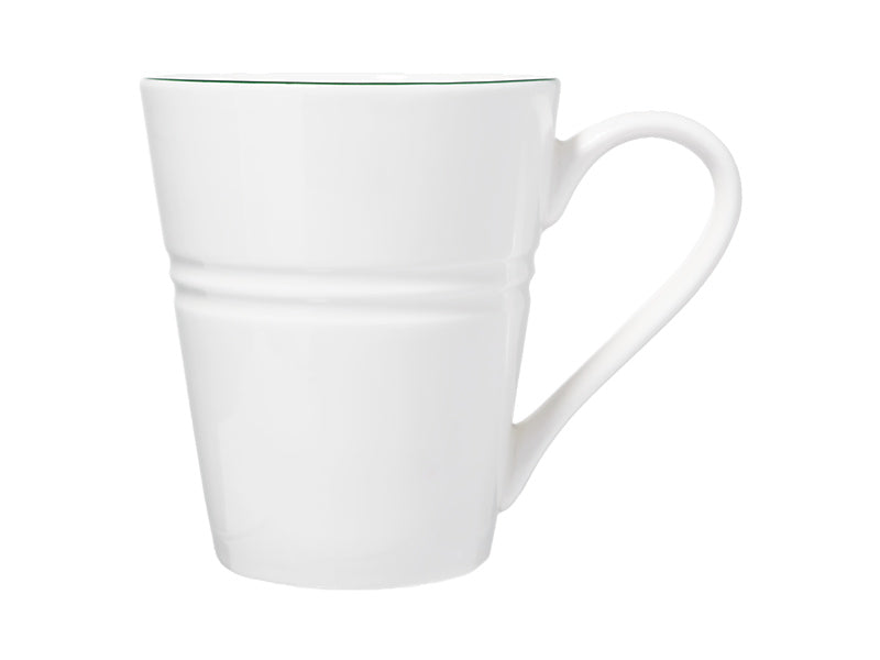White Basics Edge Conical Mug