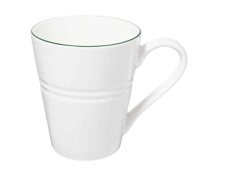 White Basics Edge Conical Mug