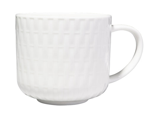 White Basics Mug Weave