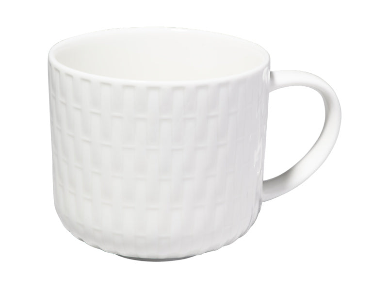 White Basics Mug Weave