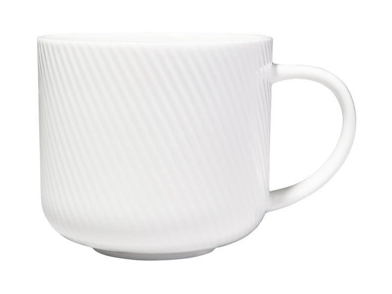 White Basics Mug Swirl