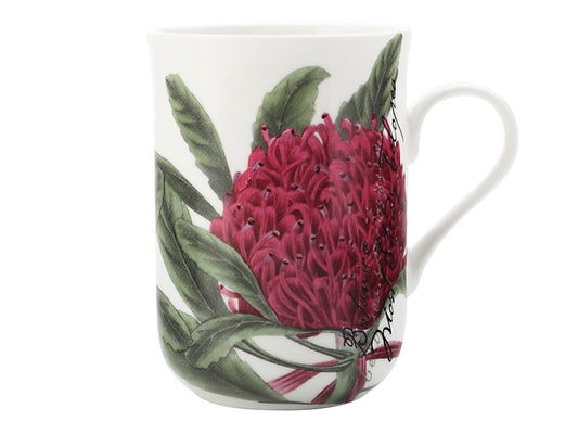 Royal Botanic Gardens Australian Botanics Mug Telopea 300ML Gift Boxed