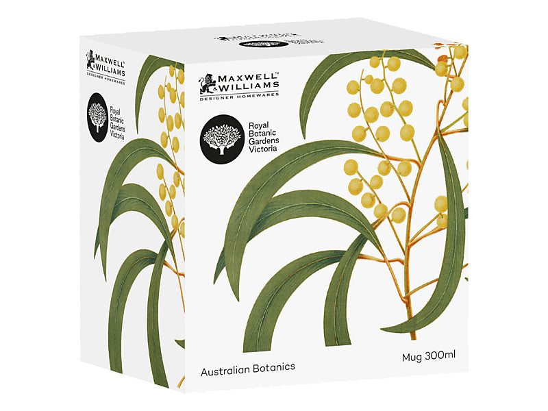 Royal Botanic Gardens Australian Botanics Mug Wattle 300ML Gift Boxed