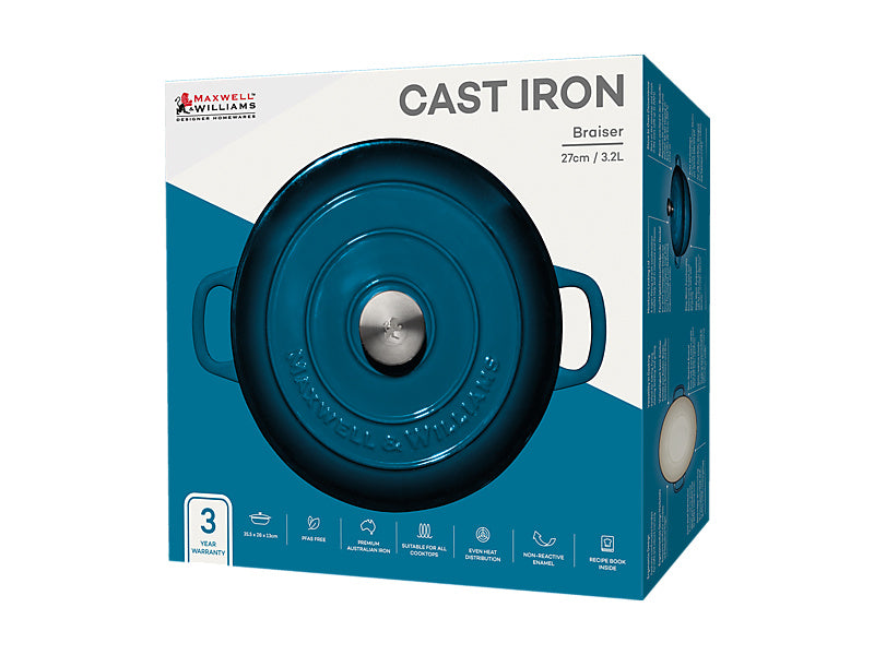 Cast Iron Braiser / 3.3L Gift Boxed