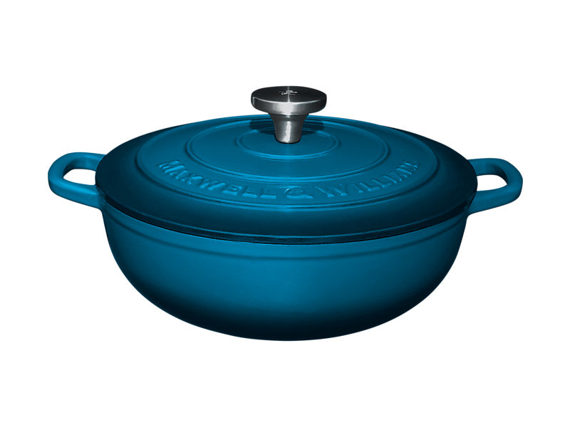 Cast Iron Round Casserole Mnblu / 4L Gift Boxed
