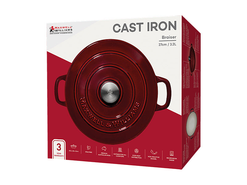 Cast Iron Braiser / 3.3L Gift Boxed