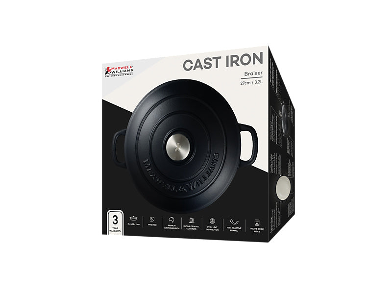 Cast Iron Braiser / 3.3L Gift Boxed