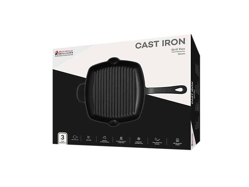 Cast Iron Grill pan Gift Boxed