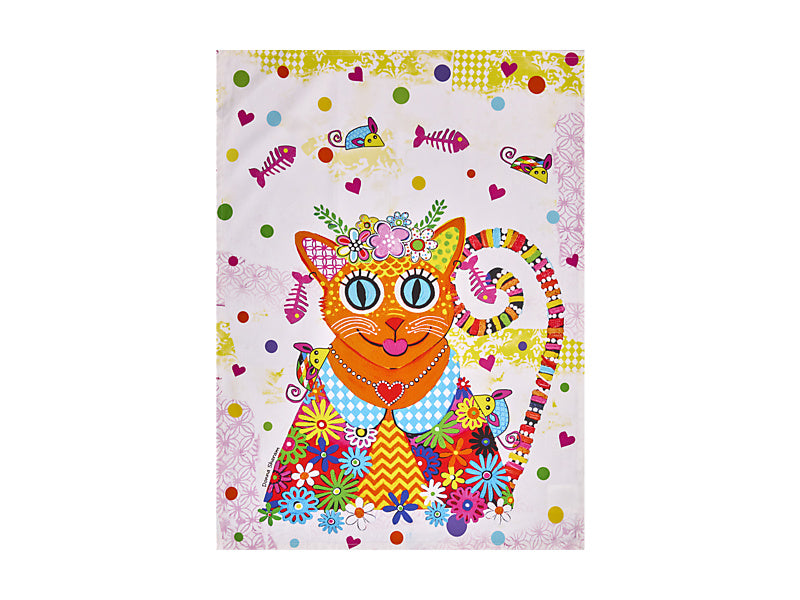 Donna Sharam Kaleidoscope Tea Towel Ginger