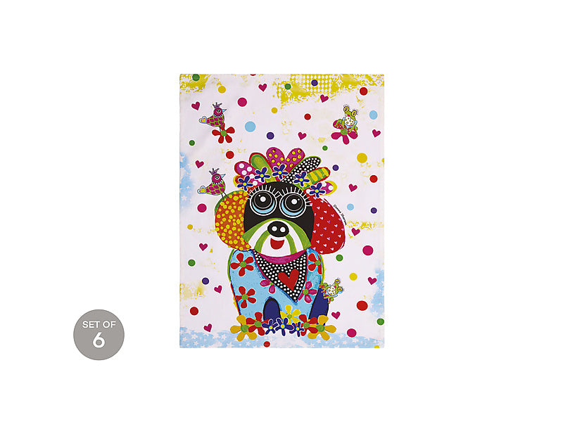 Donna Sharam Kaleidoscope Tea Towel Roger