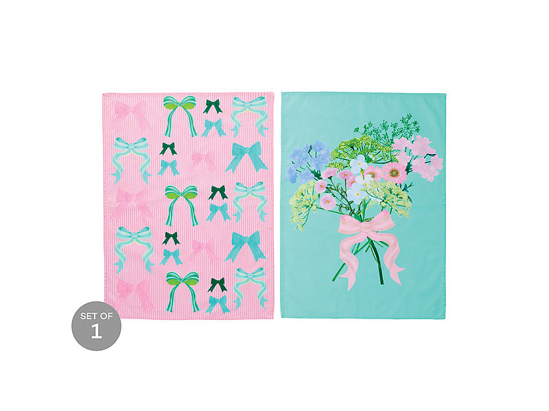 Cherish Tea Towel Set of 2 Assorted Gift Boxed