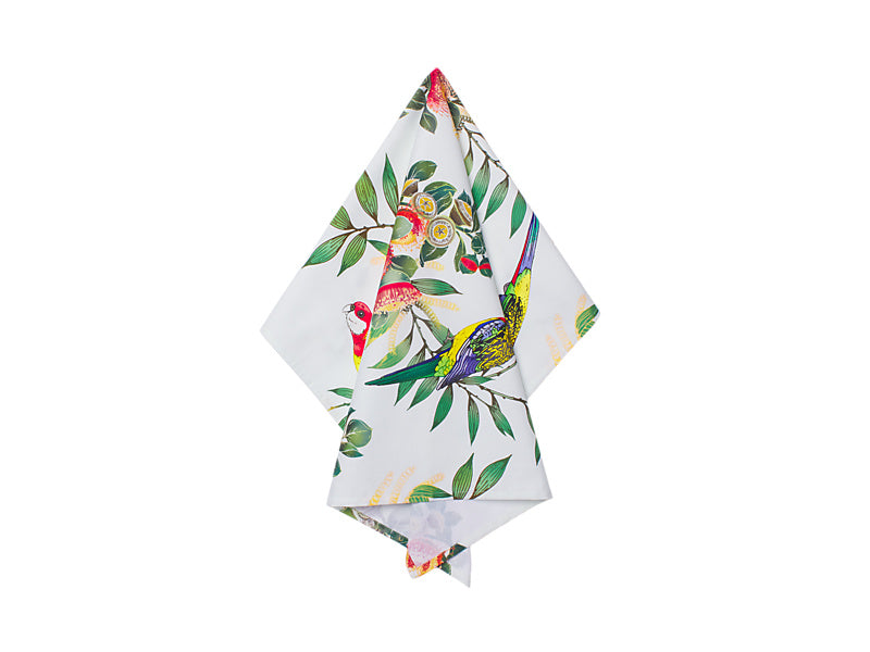 Eloise Short Native Grace Eastern Rosella Tea Towel