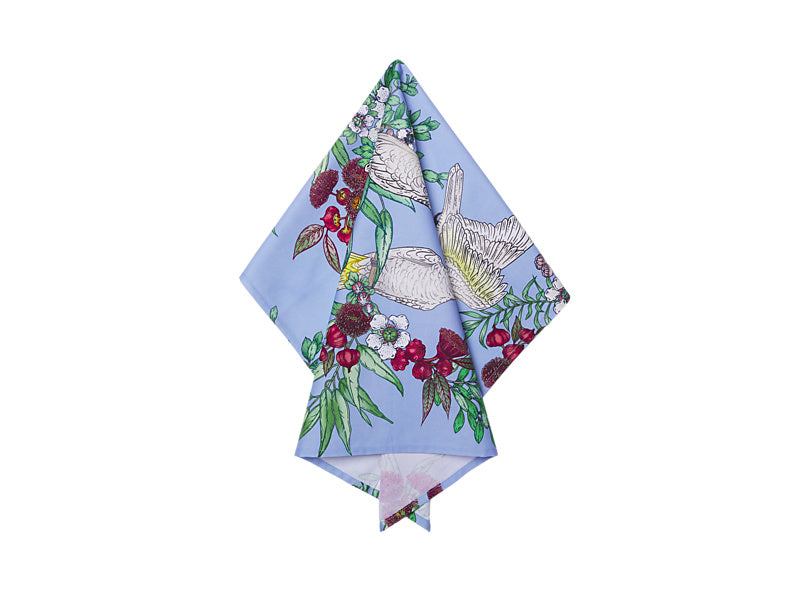 Eloise Short Native Grace Yellow Crested Cockatoo Tea Towel