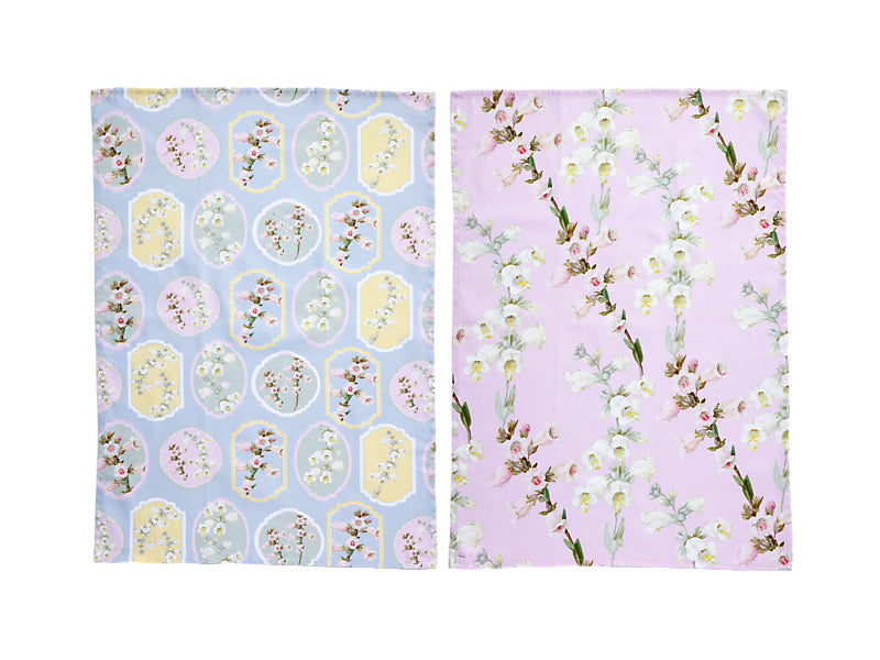 Royal Botanic Gardens Foxglove Tea Towel Set of 2 Assorted