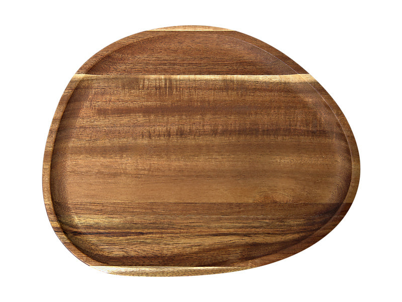 Forme Acacia Wood Organic Platter Natural