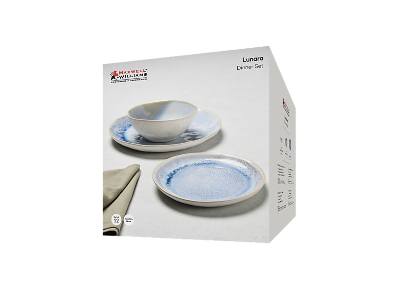 Lunara Coupe Dinner Set 12pc Gift Boxed