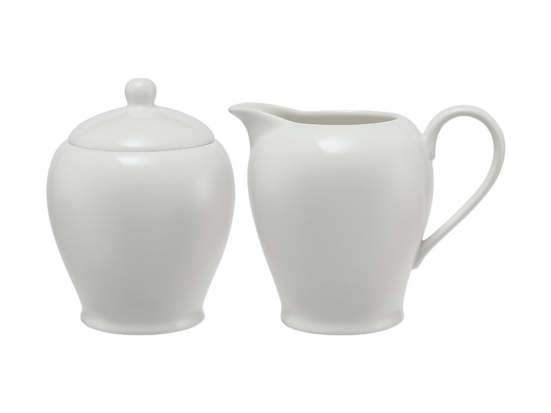 White Basics Sugar & Creamer Set Gift Boxed