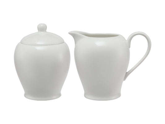 White Basics Sugar & Creamer Set Gift Boxed